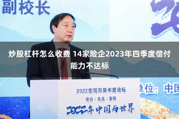 炒股杠杆怎么收费 14家险企2023年四季度偿付能力不达标